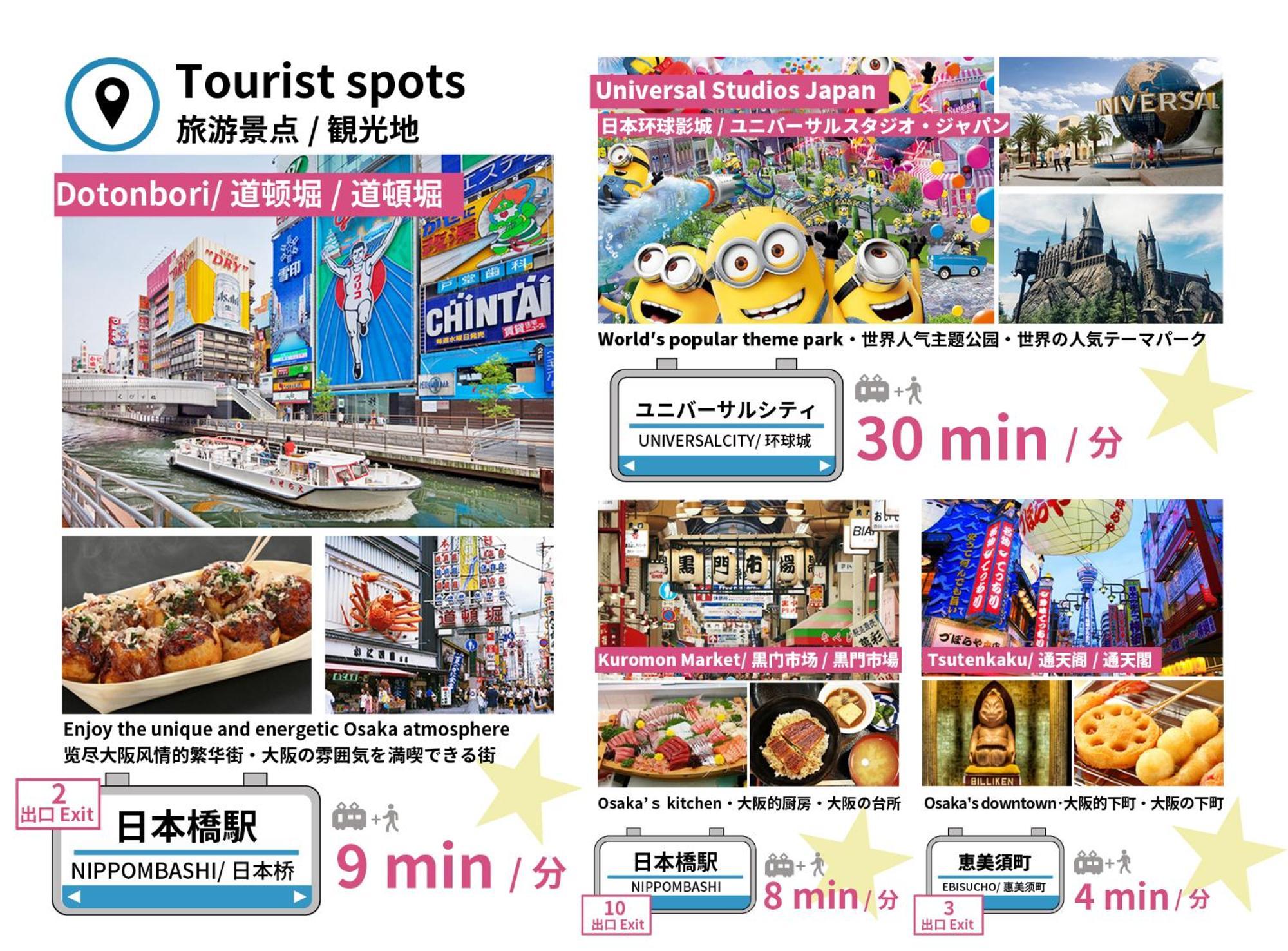 Fds Aim Apartment Osaka Ngoại thất bức ảnh